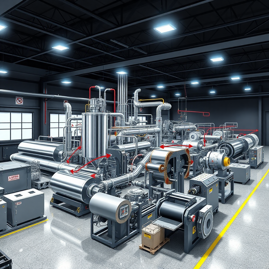 石墨纸生产线3D 图-1